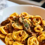 Cheesesteak Tortellini in Rich Provolone Sauce - 3