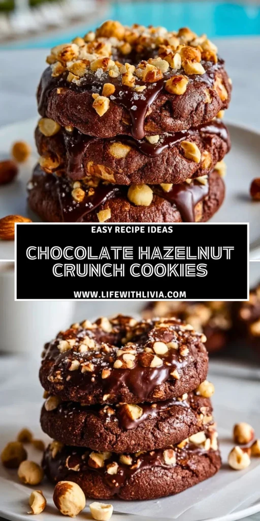 Chocolate Hazelnut Crunch Cookies - Pin 1 (1)