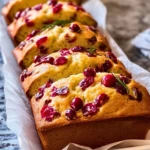 Cream Cheese Cranberry Loaf - 3
