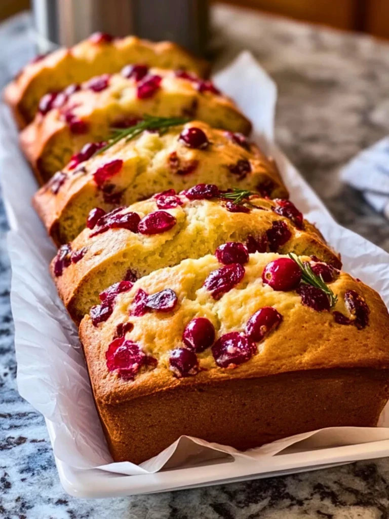 Cream Cheese Cranberry Loaf - 3