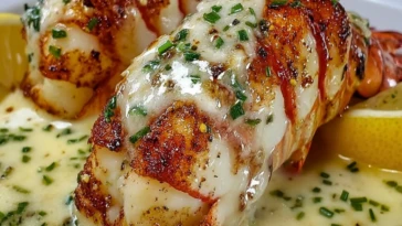 Creamy Garlic Butter Lobster Tails - 1