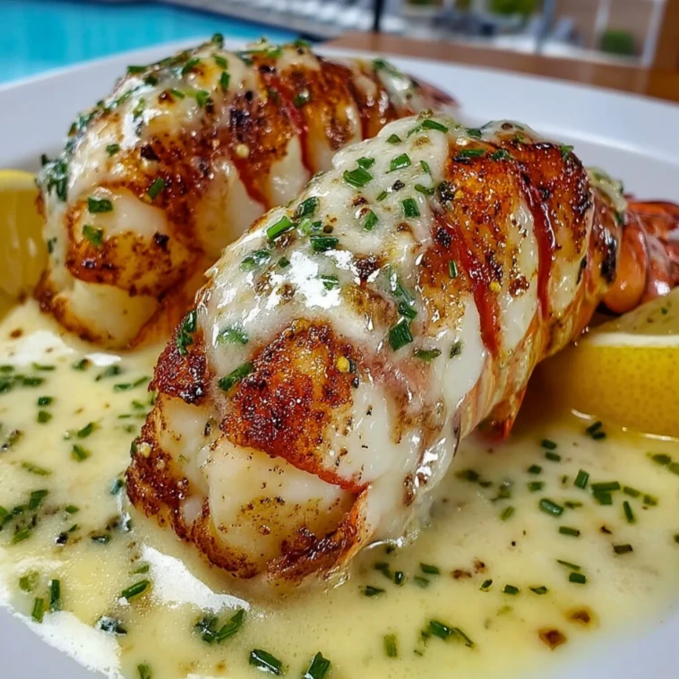 Creamy Garlic Butter Lobster Tails - 1