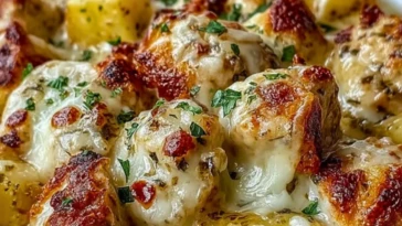 Garlic Parmesan Crockpot Chicken and Potatoes- 1