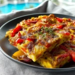 Italian Bell Pepper and Onion Scarpaccia- 1