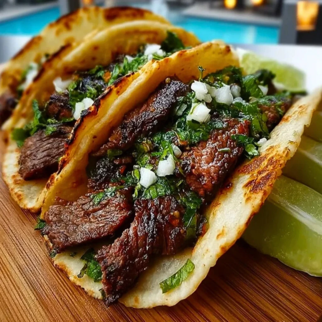 Lime & Cilantro Steak Tacos- 1