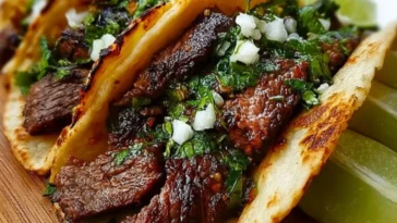 Lime & Cilantro Steak Tacos- 1