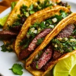 Lime & Cilantro Steak Tacos- 3