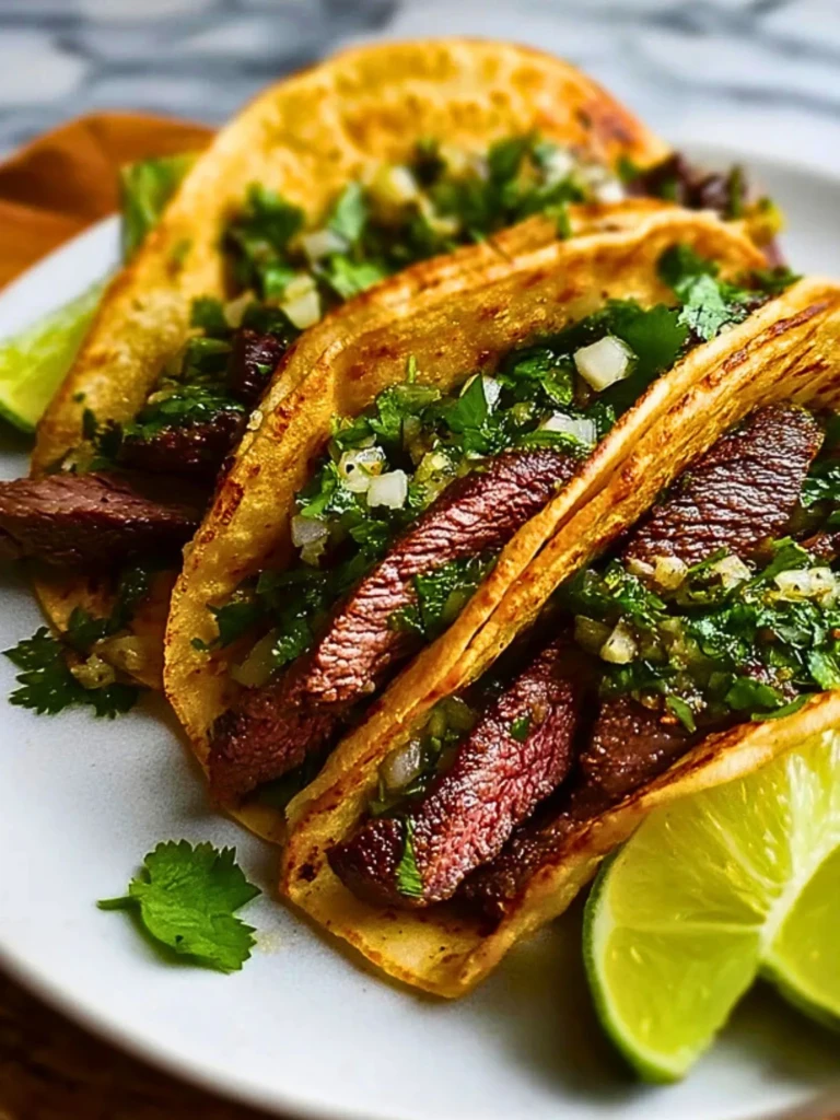 Lime & Cilantro Steak Tacos- 3