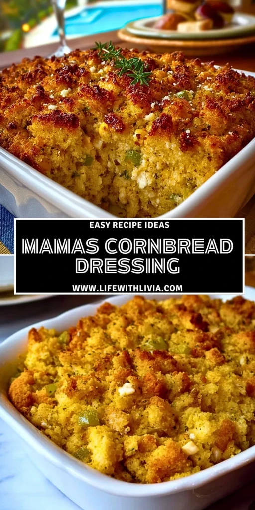 Mamas Cornbread Dressing - Pin 1