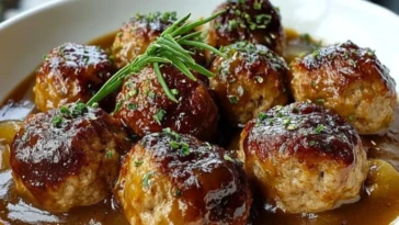Meatballs and Gravy- 1