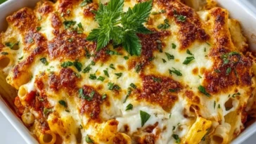 Meatless Baked Ziti- 1