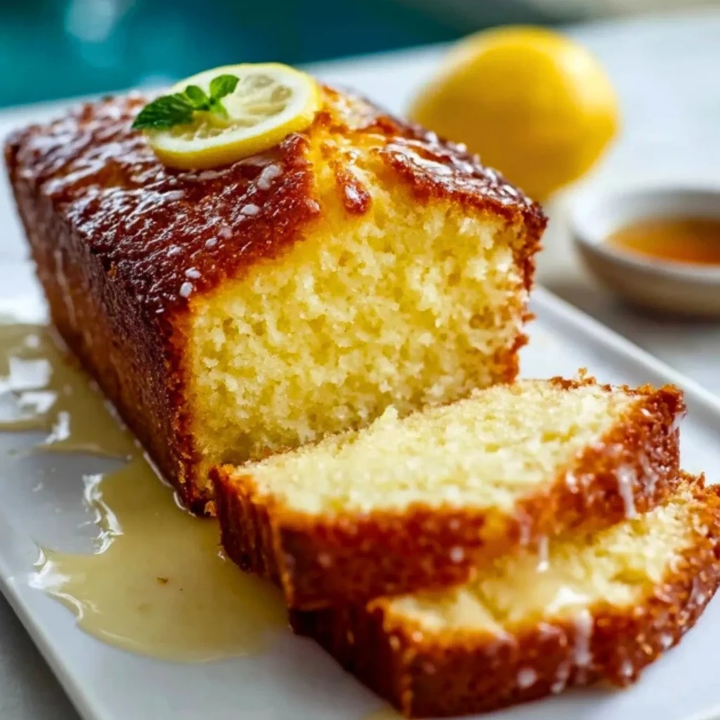 Moist and Fluffy Lemon Yogurt Cake- 1