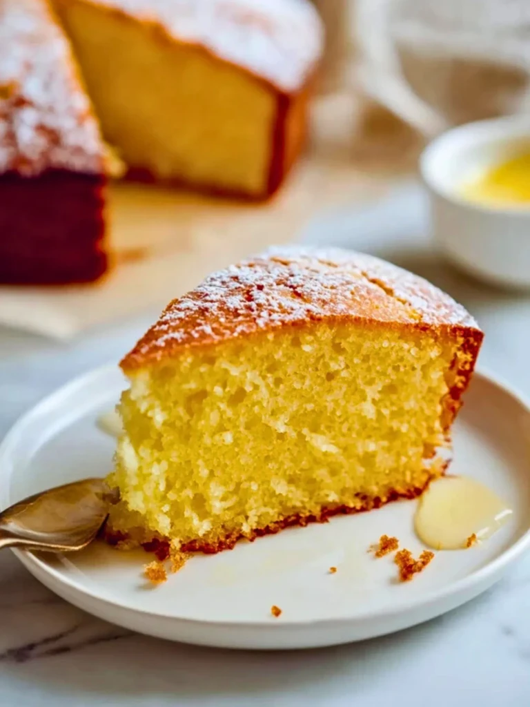 Moist and Fluffy Lemon Yogurt Cake- 3