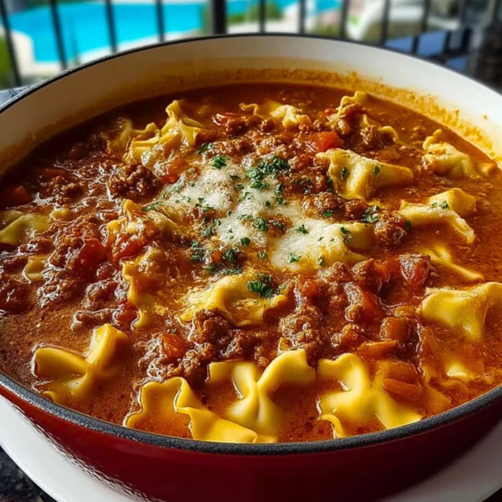 One Pot Lasagna Soup - 1