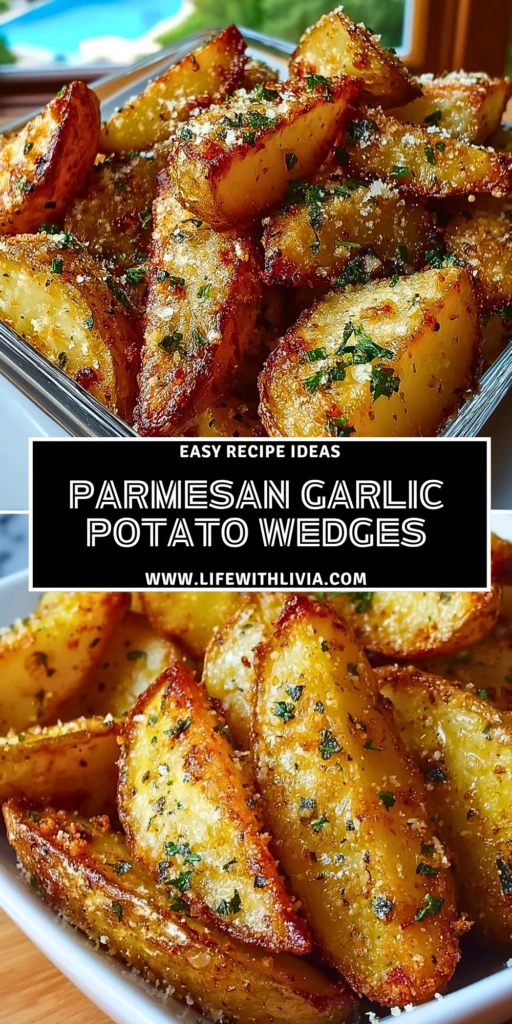 Parmesan Garlic Potato Wedges - Pin 1 (1)