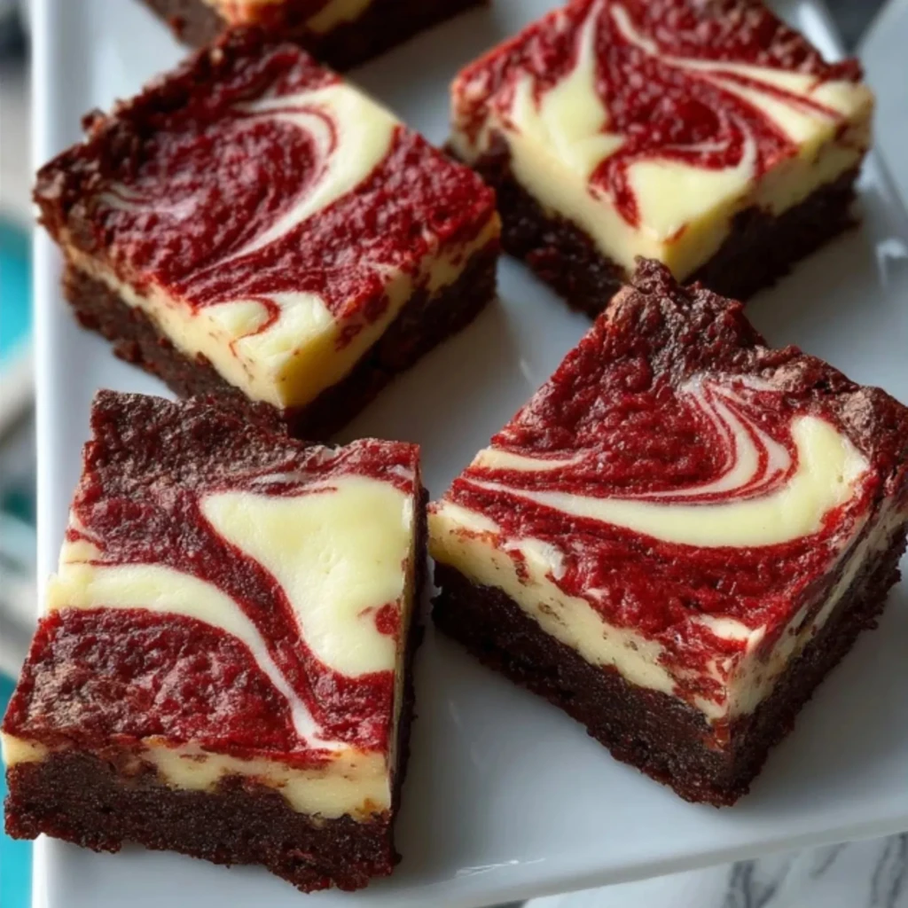 Red Velvet Cheesecake Brownies- 1