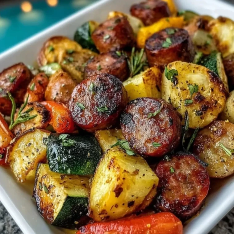 Sheet Pan Sausage & Veggies- 1
