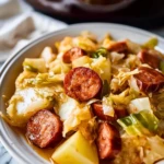 Slow Cooker Kielbasa with Cabbage and Potatoes- 3