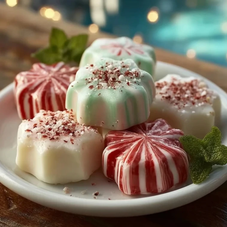 Soft Christmas Peppermints (Old-Fashioned Butter Mints)- 1