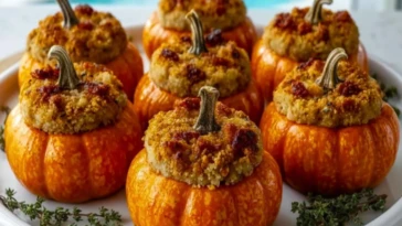 Stuffed Mini Pumpkins- 1