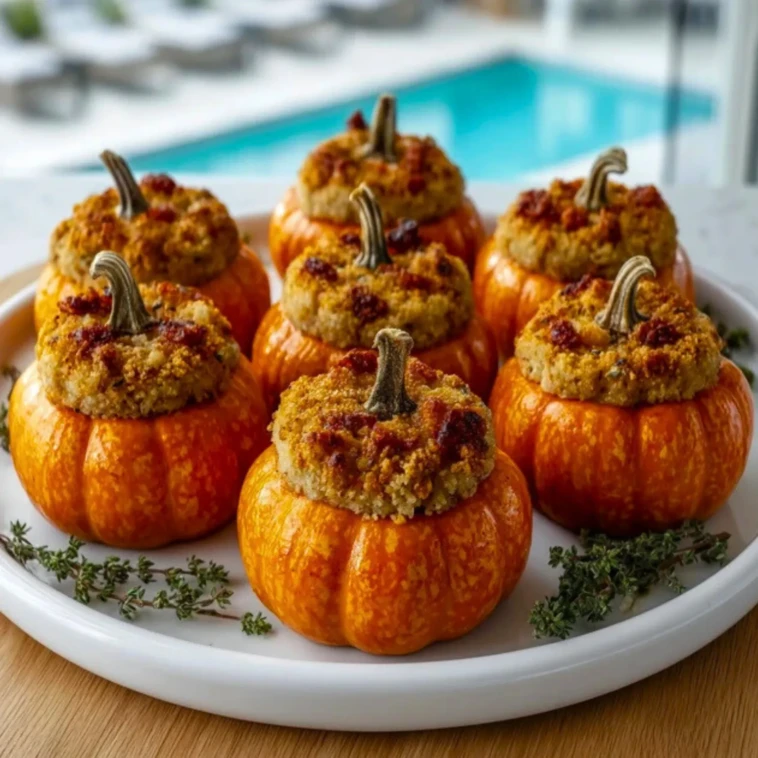 Stuffed Mini Pumpkins- 1