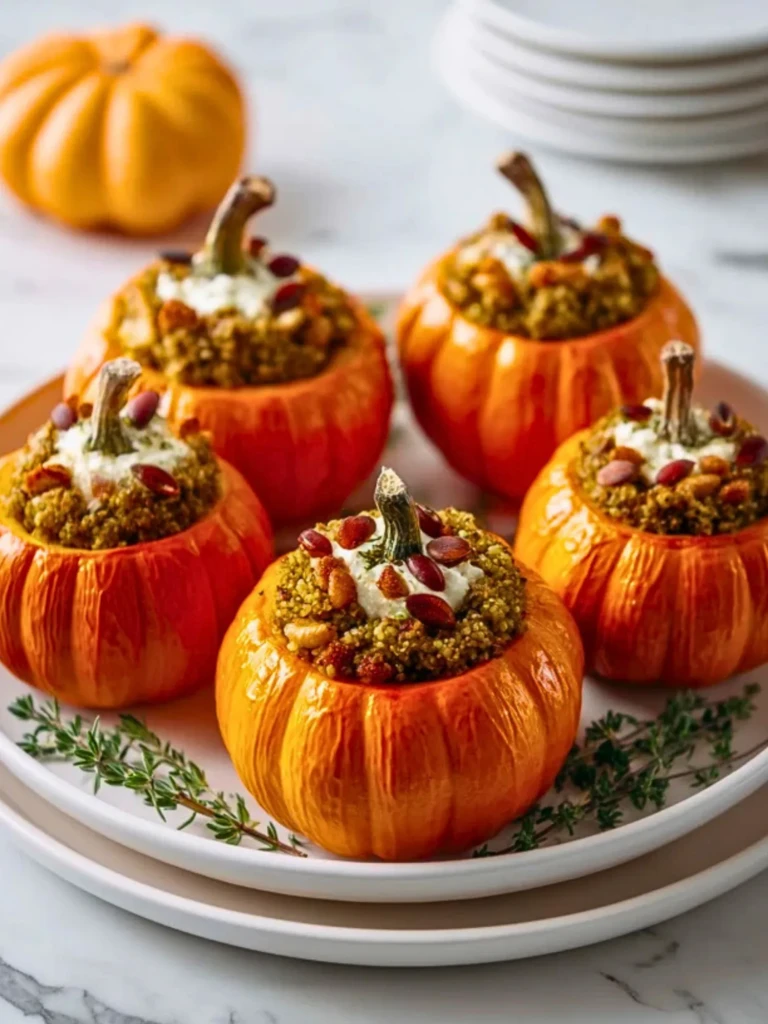 Stuffed Mini Pumpkins - 3